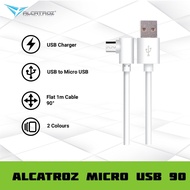 Alcatroz Micro USB Cable 90 Data Cable