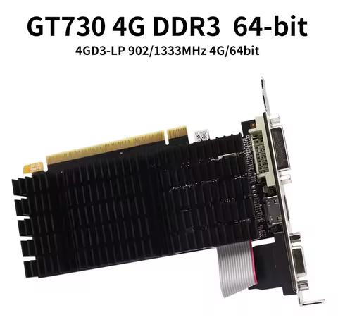 128-bit Desktop Video Map Fan Cooler for NVIDIA GeForce GT730 Series 4GB V3 Graphics Card 100% New G