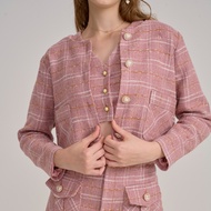 *พร้อมส่ง* Parachuteshop - CAMILLA jacket เสื้อแขนยาวผ้า tweed กระดุมหัวใจน่ารักมาก