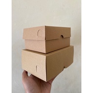 Large Snack Box / Cake Box kraft Box R5 (25pcs)