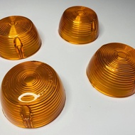 Turn Signal Cover Cb100 Charlie Clear/Orange 4 Pieces Choose Now C39
