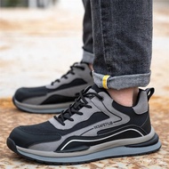 2025 Non-slip Work Safety Boots For Men Steel Toe Cap Protective Shoes Puncture-Proof Work Shoes Sne