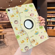 Send In The Area iPad Air6 Pro11 Case Cute Cartoon Pattern 360 Rotation for Air7 Mini6 Gen11 Pro13 2