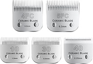 colorski 10Blades Dog Grooming Replacement Blades Compatible with Andis Pet Clipper/Oster A5/Wahl KM