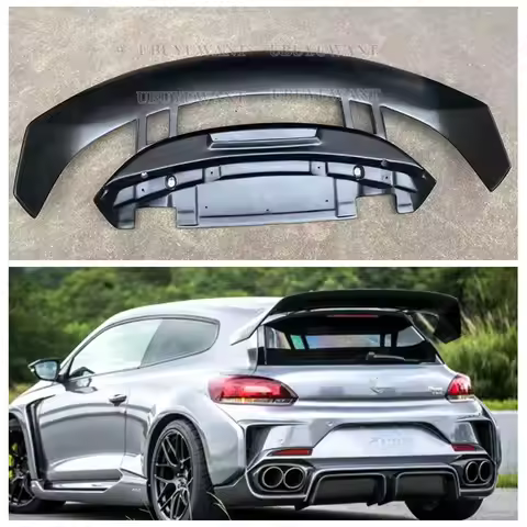 High Quality Rear Wing Roof Rear Box Decorated Spoiler For Volkswagen Scirocco 2009-2018