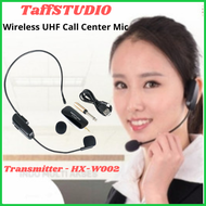 COD TaffSTUDIO Wireless UHF Call Center Mic with Transmitter / 2 mic imam mesjid terbaik wireles kar