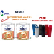 NUTREN FIBRE 800G X 2 (2 TIN) WITH FREE STAINLESS STEEL THERMOS (NUTREN FIBER)