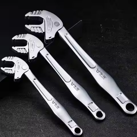Chromium-molybdenum Steel Crab Claw Wrench Heavy-Duty Adjustable Adjustable Ratchet Wrench Multifunc