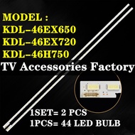 NEW 2 PCS SONY KDL-46EX650 KDL-46EX720 KDL-46H750 46" TV LED BACKLIGHT 2PCS 44LED 46EX650 46EX720 46