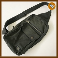 [Preloved] PORTER SMOKY SLING SHOULDER BAG Black