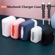 Soft Silicone Charger Protector Case Cover for Macbook Air/Pro 13 14 15 16 inch A2337 A2338 A2442 30