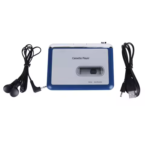 Bluetooth Cassette Player Auto Reverse Tape Player Bluetooth Output to Headphone Speaker Cassette Pl