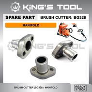 BG328 BRUSH CUTTER: MANIFOLD/ CARBURETOR MANIFOLD/ TAPAK CARBURETOR MESIN RUMPUT T328 TANAKA TANIKA 