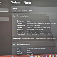 HP spectre x360 i7-8565U 16GB (second - nego)