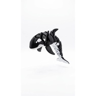 Flexible Plastic Animal Toy Flexi Articulation can move Whale ORCA Whale