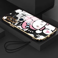 Casing HP For VIVO V15 V15 Pro Case Casing Happy Cartoon Character Pattern Casing Casing Casing Sili