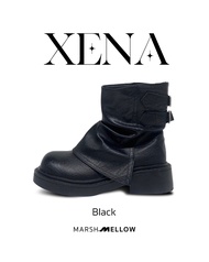 XENA BOOTH - MARSHMELLOW รองเท้าบูธสายแฟชั่นคอมพลีททุกลุค