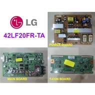LG LED TV LG 42LF20FR-TA 42LF20 42LF20FR Power Board EAX55357701 Main Board EAX56856906 T-Con Board 0S-2S94V-0