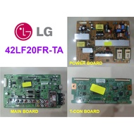 LG LED TV LG 42LF20FR-TA 42LF20 42LF20FR Power Board EAX55357701 Main Board EAX56856906 T-Con Board 