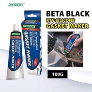 HARDEX Hi-Temperature Beta Black RTV Silicone Gasket Maker 100g RS-777