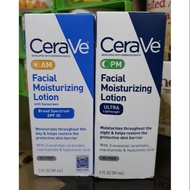 CeraVe AM (SPF30) or PM Facial Moisturizing Lotion, 3oz or 2oz