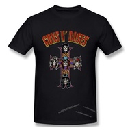 Guns N' Roses Distressed Cross Tshirt man T Shirt Woman