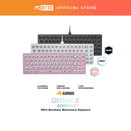 Glorious GMMK 2 Compact 65% Barebone Mechanical Keyboard - (Black/White/Pink)