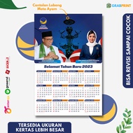 Kalender Partai Caleg PPP Nasdem Custom 2023 Kalender Pilkada Pileg - 190 g, 2000