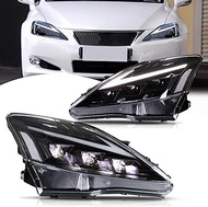 HCmotion LED Headlights Fit Lexus IS250/ IS250C IS350 IS350C IS220d 2006-2012, ISF 2008-2014 With DR