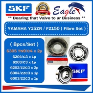 SKF ( FIBRE ) YAMAHA Y15ZR ( 8pcs/Set-C3 ) Motorcycle Engine Set Bearings 6003C3 6004C3 6202C3 6203C