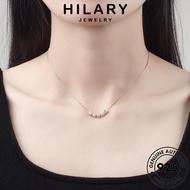 HILARY JEWELRY For Leher Accessories Original Silver 925 Rantai Fashion Gold Korean Beads Women Necklace 純銀項鏈 Perempuan Sterling Perak Pendant Transfer Chain N85