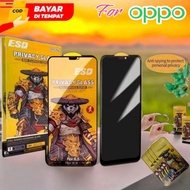 Tempered Glass Panda Anti Spy OPPO A91 A92 A93 A94 A95 A96 A97 A98 4G 5G Anti Scratch Android Phone