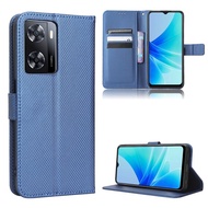 Flip OPPO A77s Case Dompet Kulit PU Dengan Stand Holder Untuk OPPO A77s Casing