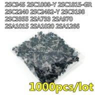 1000个/Batch 2SC945 2SC1008-Y 2SC1815GR 2SC2240 2SC2482-Y 2SC3198 2SC3355 2SA733 2SA970 2SA1015 2SA10