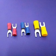 Cable Lug Insulated Spade Terminal Y Lug Copper Lug Fork Lug YF SF Terminal Connector Insulated Cabl