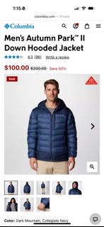 全新Columbia 羽絨 down jacket