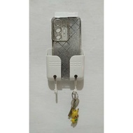 GANTUNGAN HP Myx Store Hook - Rack Holder Wall Mounted Hangerhp 2-Hook Charger HolderHOOK Multipurpo