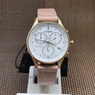 Citizen Eco Drive FB1443-08A Chandler Chrono Blush Leather Date Analog Ladies' Watch