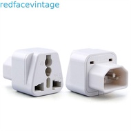 REDFACEVINTAGE Plug Adapter 10A Universal C14 Male C13 Female WD-320 250V Conversion Plug