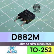 D882M 30V 3A NPN Transistor TO-252 JUXING