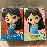 Disney公主系列花木蘭Qposket模型figure