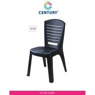 🔥[Century]Abbaware🔥Plastic Chair /Side Chair / Dining Chair / Kerusi Plastik / Kerusi Hitam / Kerusi Sandar / (1672B )