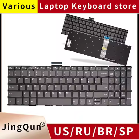 US Spanish PT-BR Keyboard for Lenovo IdeaPad 5-15IIL05 15ARE05 5 15ITL05 15ALC05 82LN 81YQ 82FG, Bra