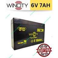 Wincity 6v 7ah Rechargeable Sealed Lead Acid Battery Autogate UPS CCTV