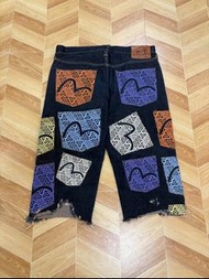 Evisu Multi Pocket Denim Jorts (Custom Cut) 32x34 牛仔褲