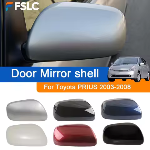 For Toyota PRIUS 20 2003 - 2008 Cars Accessories Door Mirror shell Car Rearview Accessories Upgrade 
