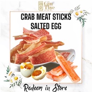 [Gin Thye Digital] Crispy Crab Meat Stick (Salted Egg) 咸蛋蟹肉棒  370g  | CNY Goodies | Chips &amp; Cookies Chinese New Year [Redeem in store] Takeaway