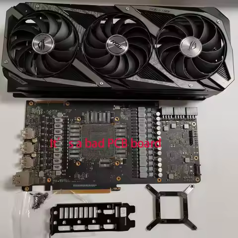 Original Used For Asus ROG Strix GeForce RTX3090, RTX3080 Graphic Card Heatsink Cooling Fan or Bad P