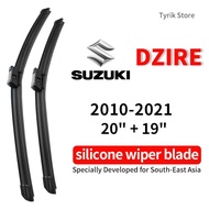 Suzuki Dzire Wiper Blade Set Pair for 2010-2023 Car Vehicle Suzuki Dzire Back Window Wipers Windows 