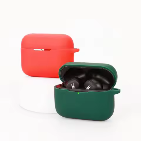 Silicone Earphone Case Waterproof Housing Lightweight Protector For Marshall Motif II ANC Shockproof